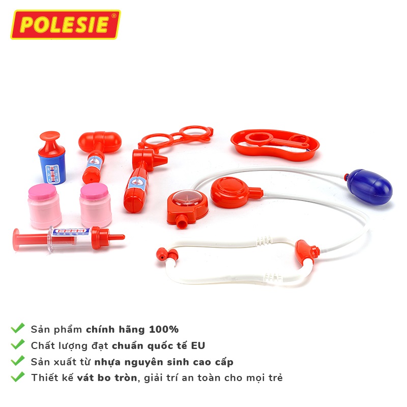 Bộ Đồ Chơi Bác Sĩ Số 7, Đồ Chơi Giáo Dục, Hướng Nghiệp, Nhập Vai, An Toàn Cho Bé - Polesie Toys 59222