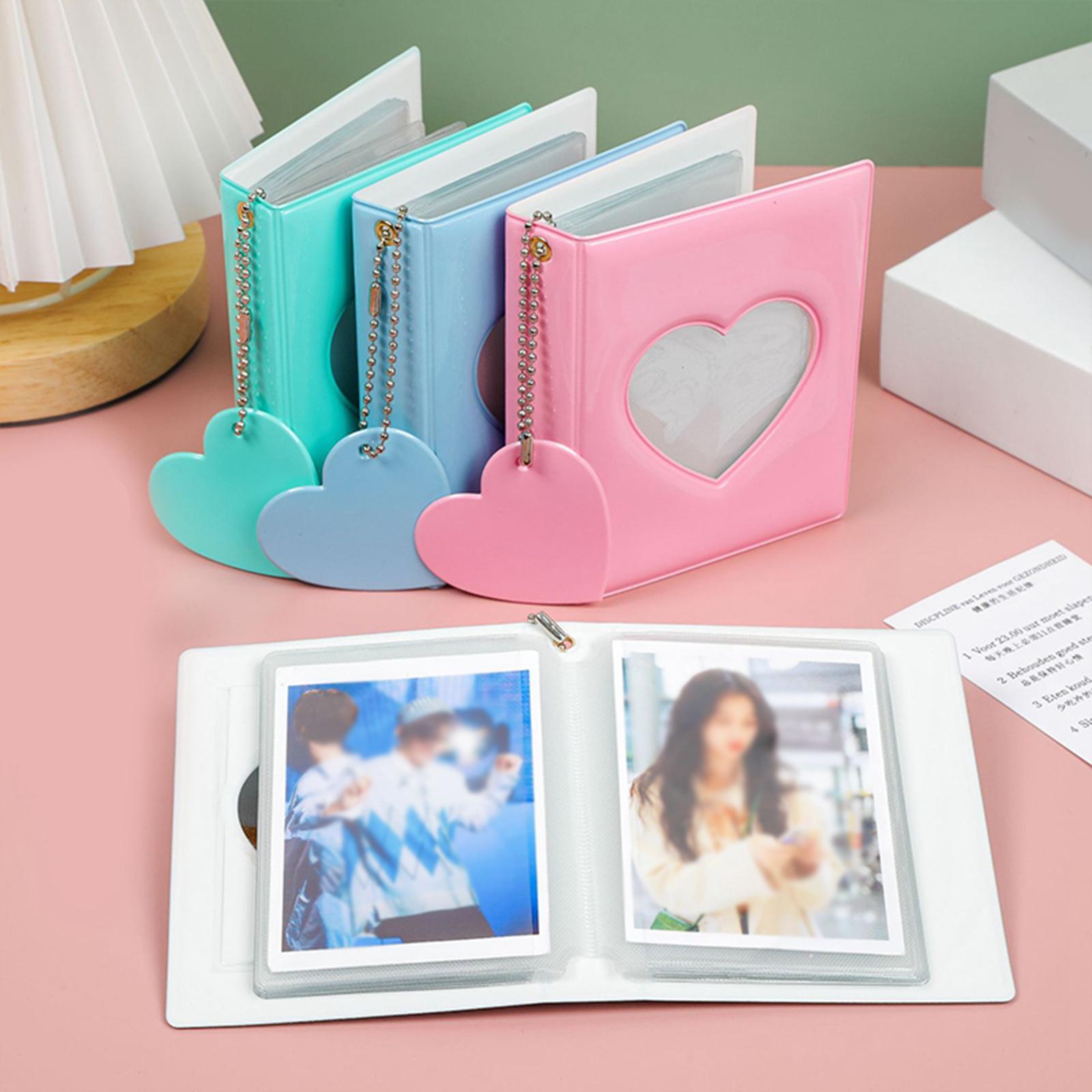 Portable 3 inch Photo Card Holder Mini Picture Album for Film Ticket Girl