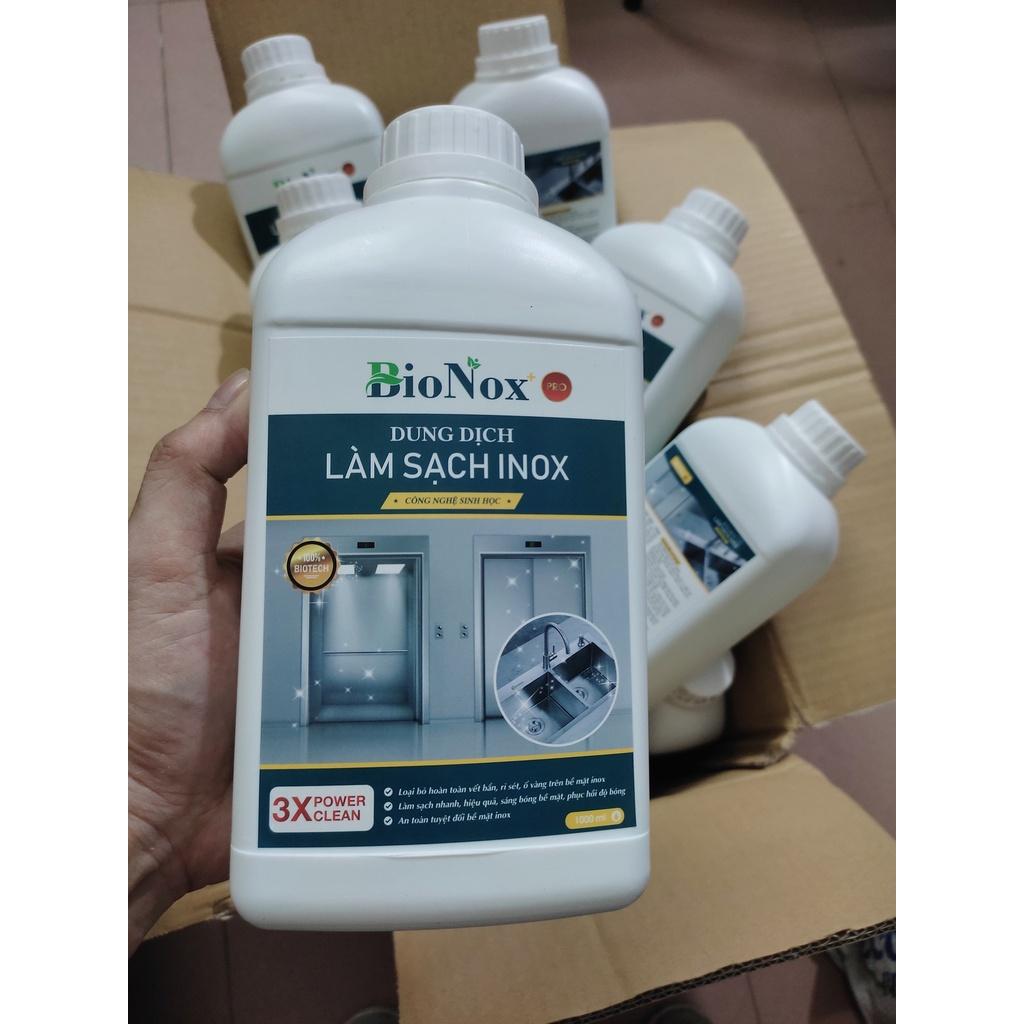 Chai Bionox Làm Sạch Inox Giúp Khôi Phục Bề Mặt Sáng Bóng.Chai 1L