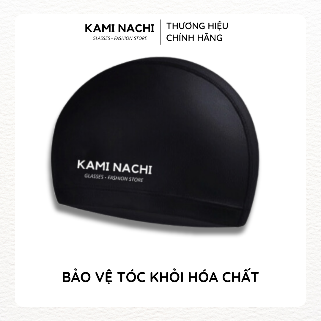 Nón bơi silicone trượt nước, giúp bảo vệ tóc và gọn gàng hơn khi đeo kính bơi chính hãng KAMI NACHI
