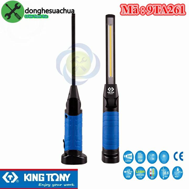 Đèn led sạc Kingtony 9TA261 sạc bằng cổng USB có nam châm hút mạnh
