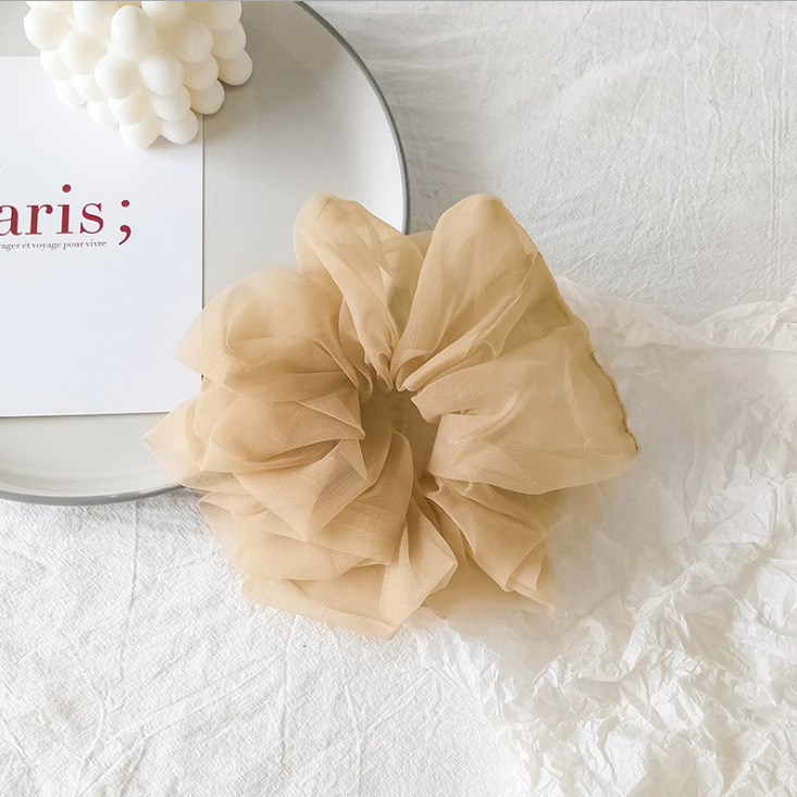 Sét nhiều dây buộc tóc Scrunchies voan dễ thương