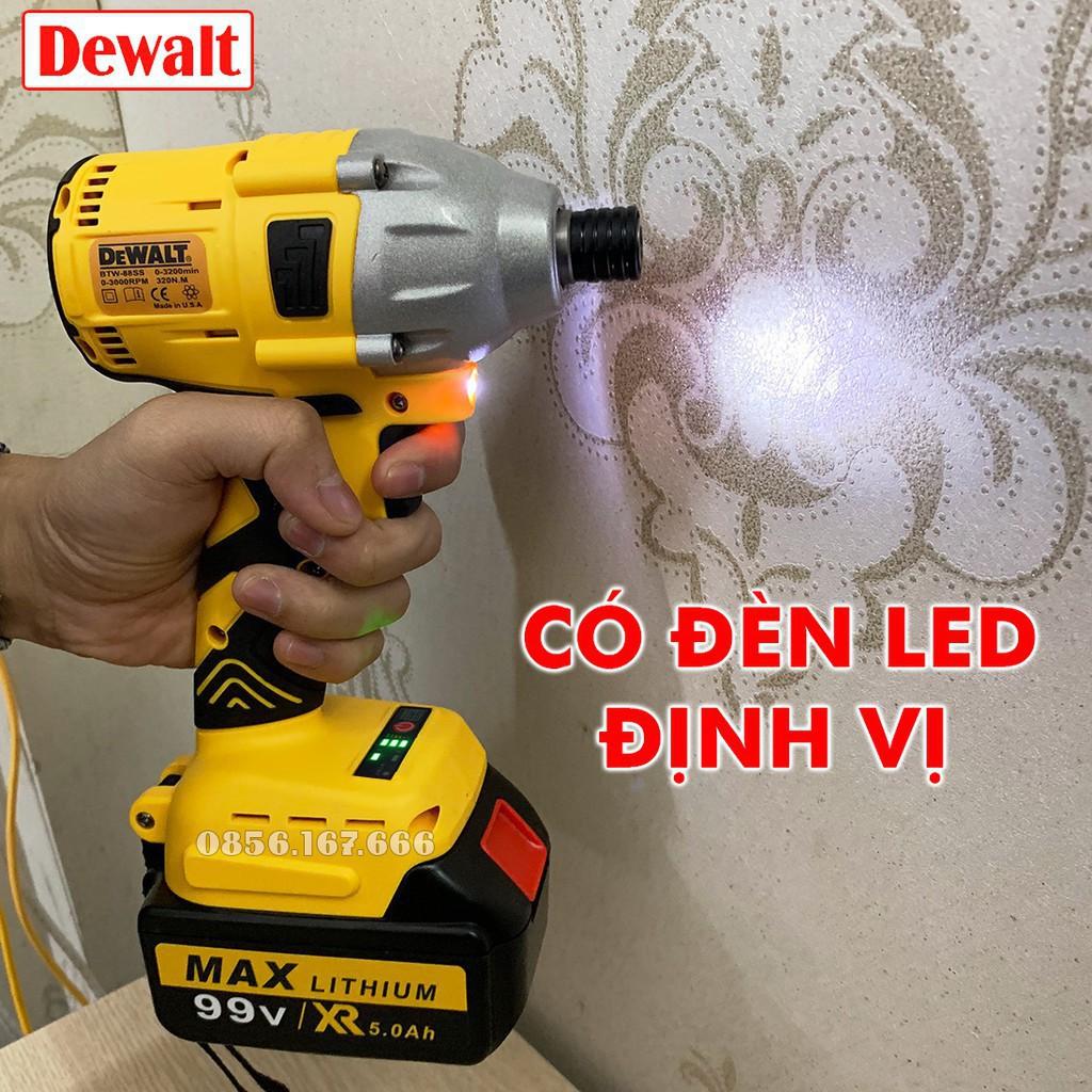 Máy chuyên bắt vít DEWALT 99V, Máy Khoan, Bắn Vít dùng Pin Dewalt, 100% Lõi Đồng - Pin 10 cell