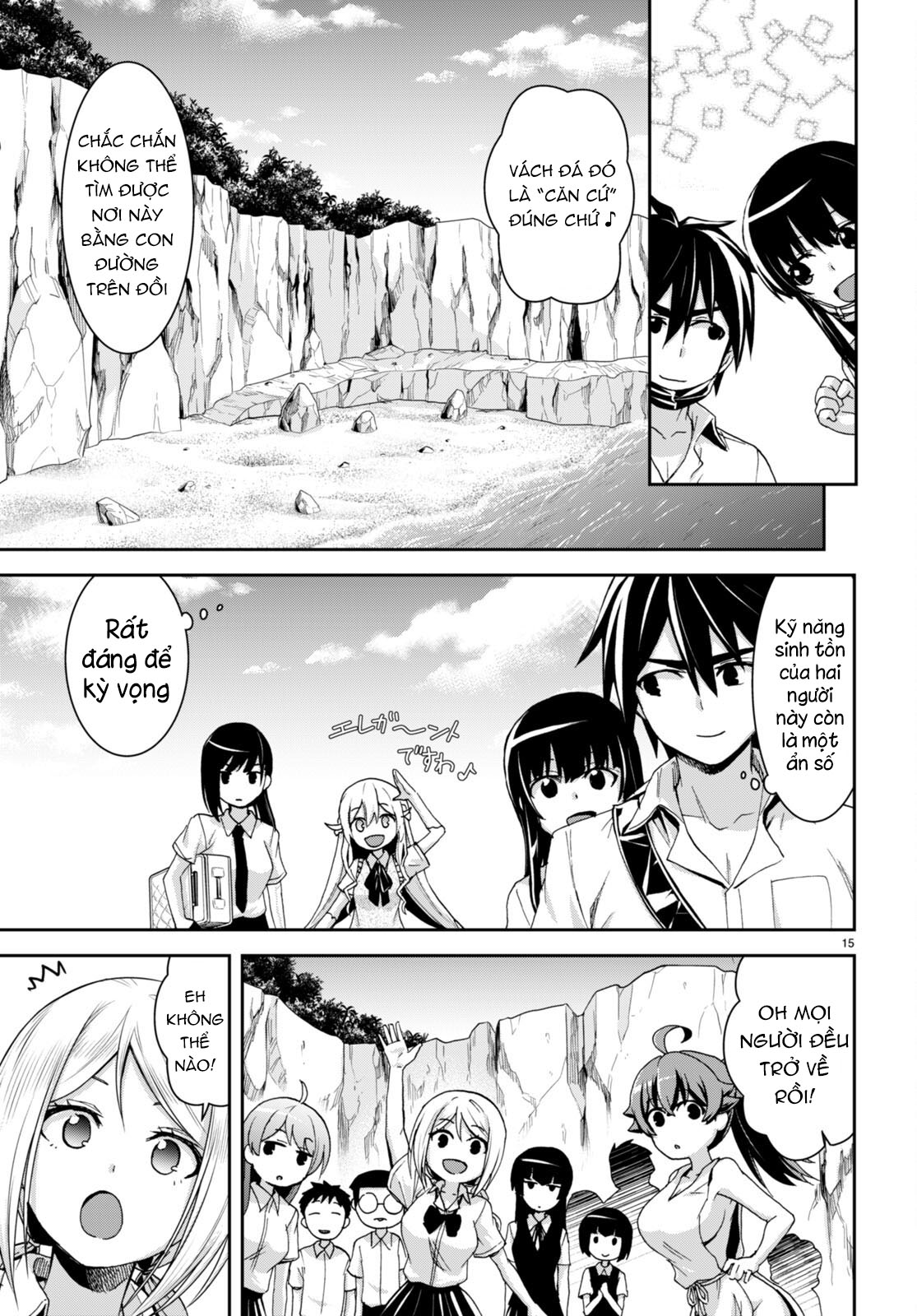 isekai yurutto survival seikatsu: gakkou no minna to isekai no mujintou ni tenishitakedo ore dake chapter 16 15