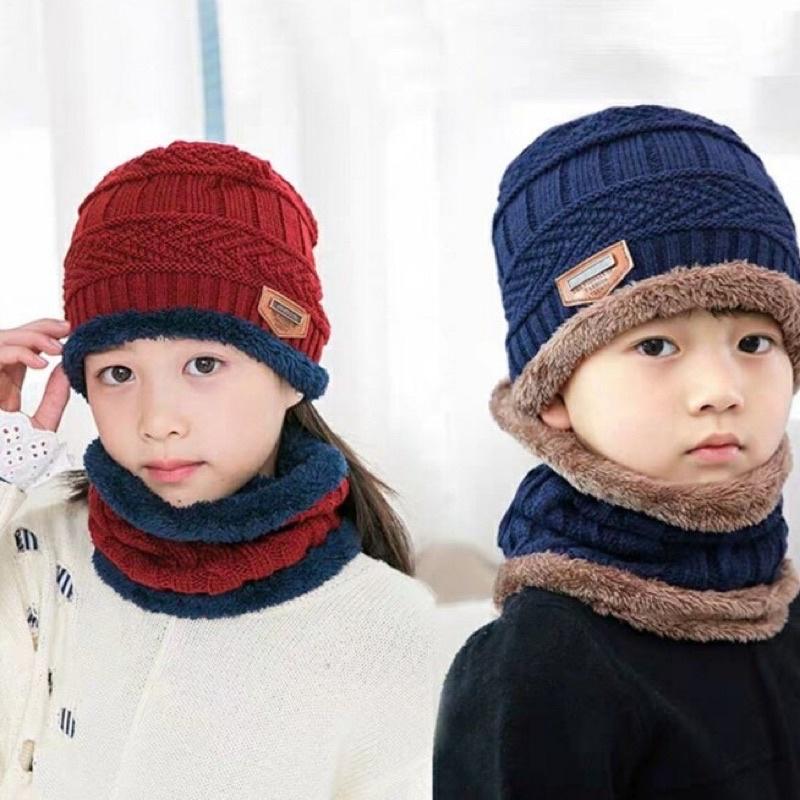 Set mũa len kèm khăn ống