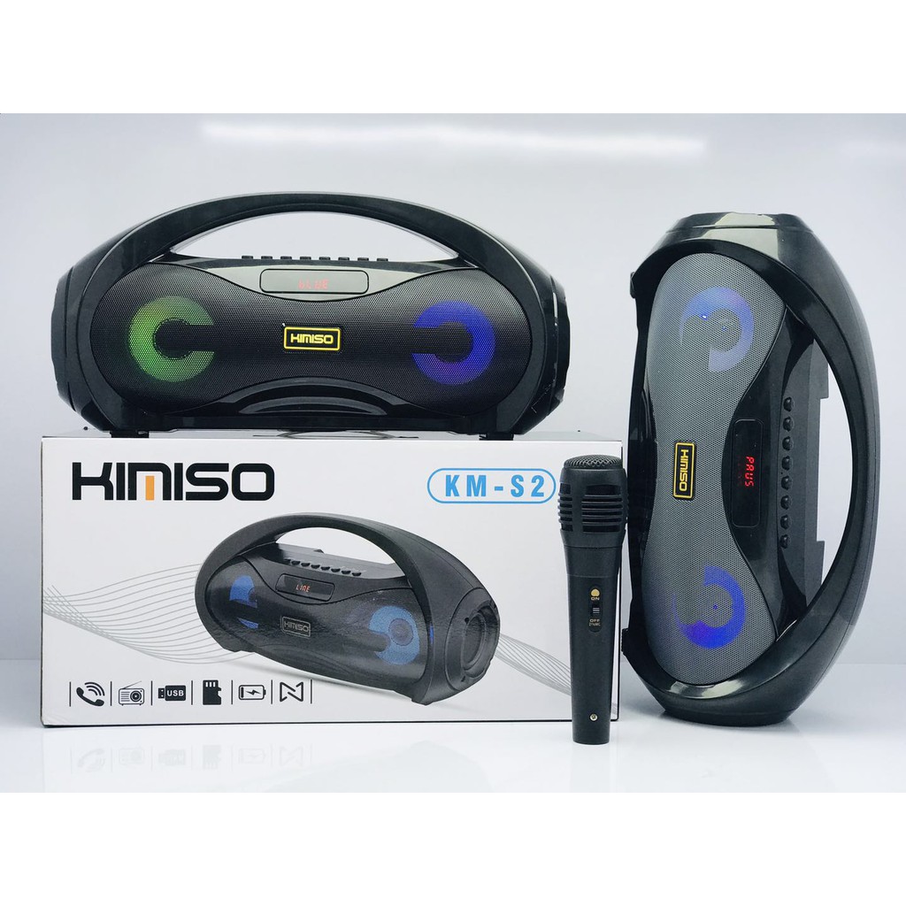 Loa Bluetooth Kimiso KM-S2 Kèm míc Hát Karaoke- Hàng Chính Hãng