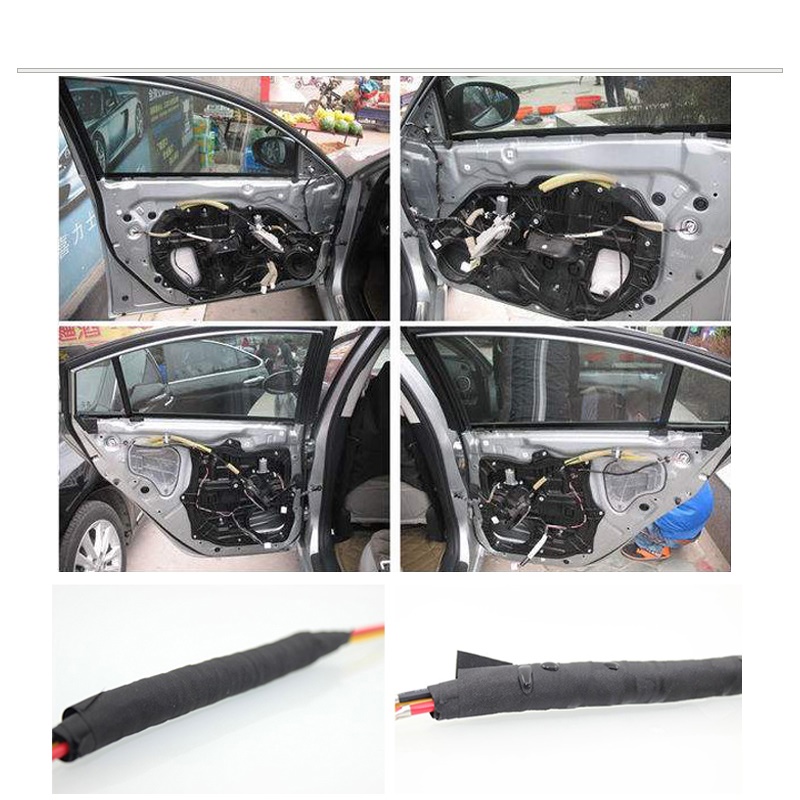 Băng keo vải chịu nhiệt chuyên dùng để quấn bảo vệ cách nhiệt, cách điện dây điện xe ô tô, xe máy