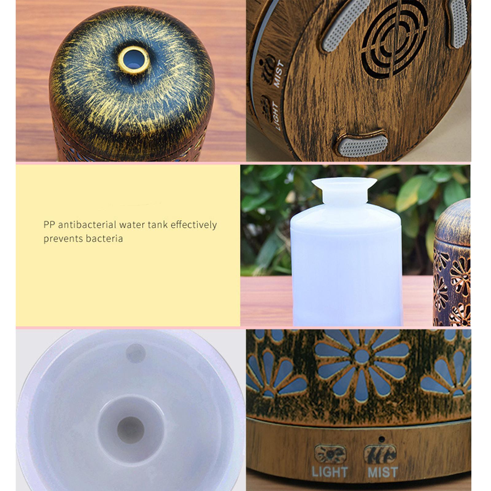 Portable Humidifier Aroma Essential Oil Diffuser Night Light