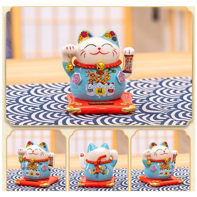 MÈO THẦN TÀI VẪY TAY NĂNG LƯỢNG MẶT TRỜI