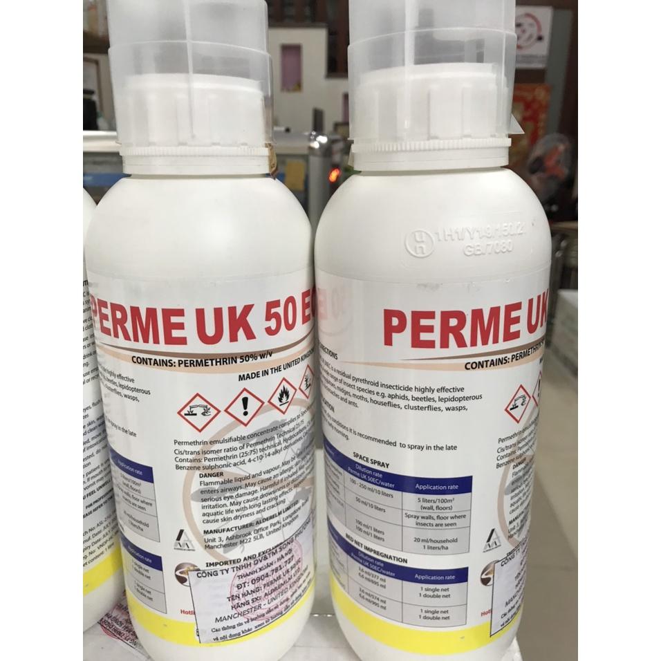 Thuốc trừ muỗi Perme UK - Nhập khẩu nguyên chai từ Anh Quốc (Chai 1 lít)