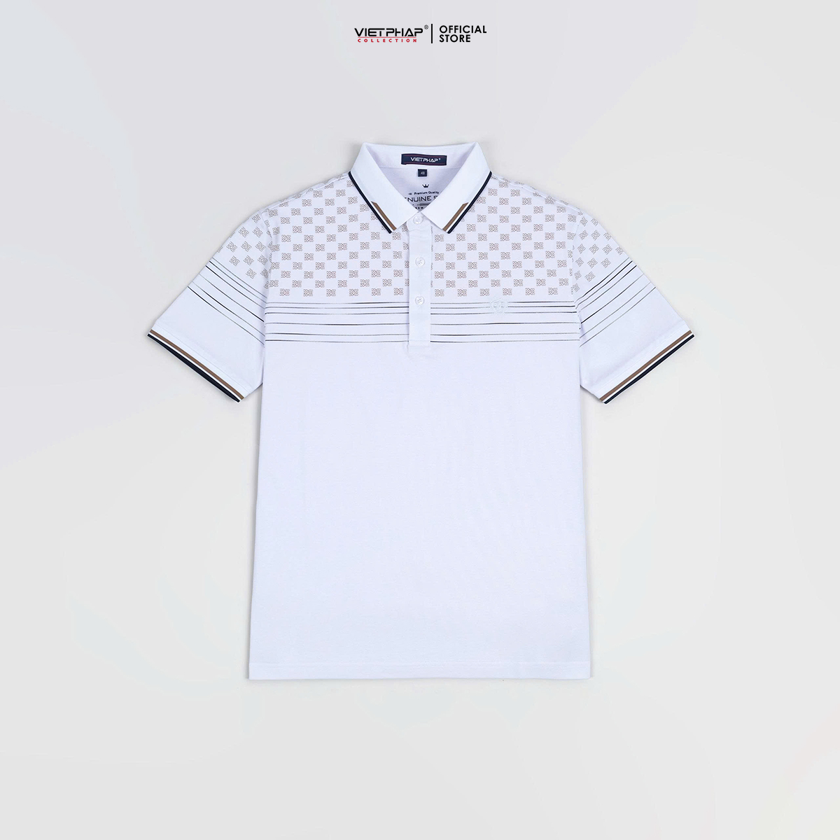 Áo Polo Nam VIỆT PHÁP Form Luxury – Thun Cá Sấu Lạnh, lịch lãm, sang trọng 35834