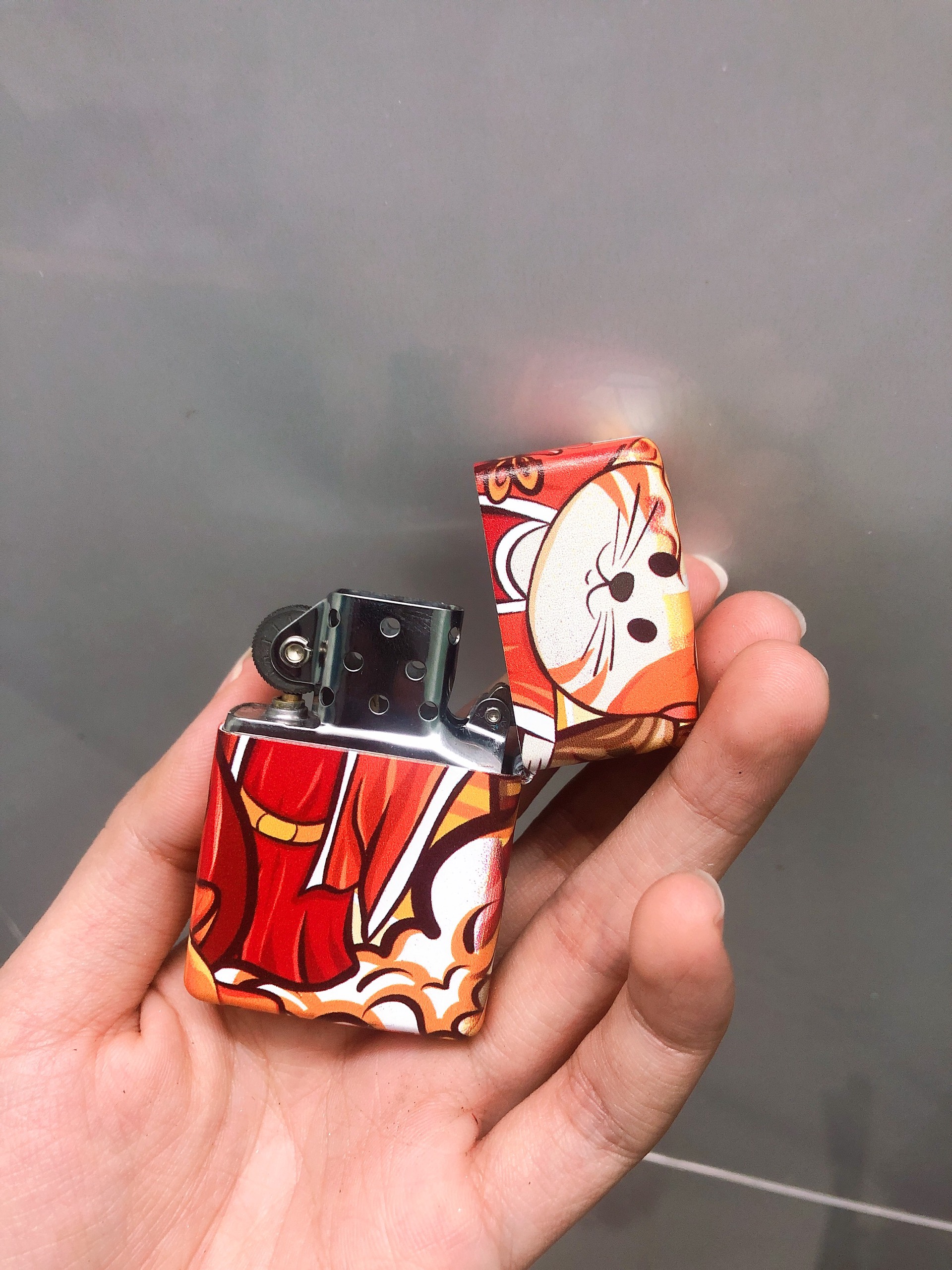 Hột Quẹt Bật Lửa phiên bản nhật hình mèo may mắn "Tài Lộc Dư Dả" H40