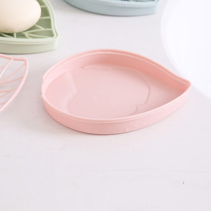 Combo 2 khay đựng xà bông hình chiếc lá - Giao màu ngẫu nhiên