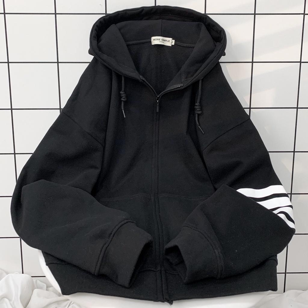 Áo Khoác Hoodie Zip HORI Form Rộng Unisex Vải Nỉ Bông Dày Dặn Oversize