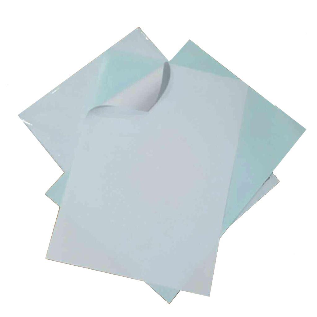 Giấy Decal A4 Có Keo Tự Dán Đế Xanh / Đế Vàng