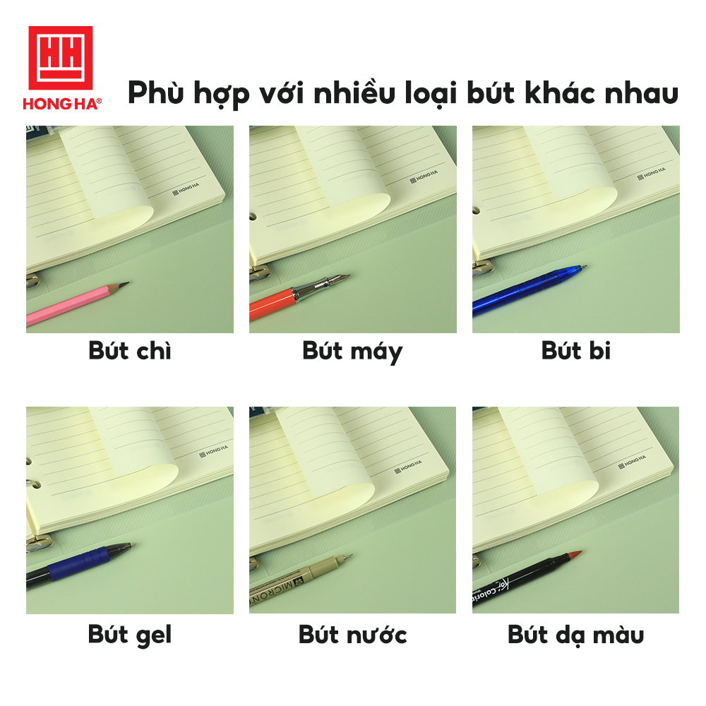 Sổ còng bìa nhựa Hồng Hà A5 200 trang - 3013