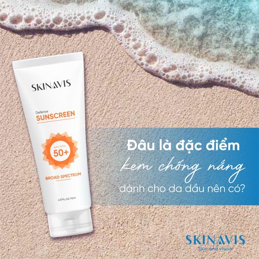 Kem chống nắng Skinavis defense – Phổ rộng, không lên tone da 70ml