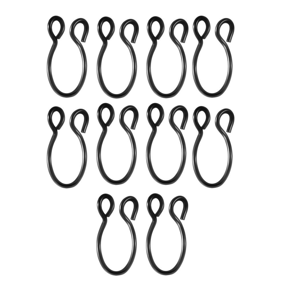 10 Pieces Fake Nose Rings Hoop Clip On Faux Non-Pierced Jewelry