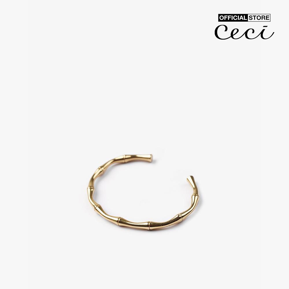 CECI - Vòng đeo tay nữ kim loại dạng hở sang trọng CC3-02000022-27