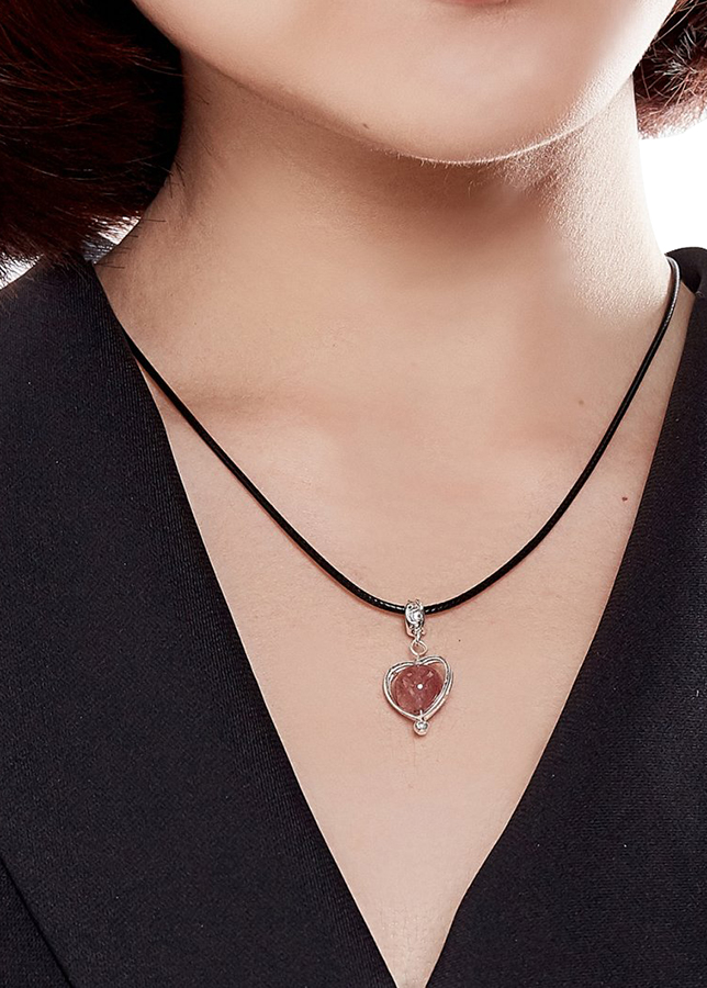 Bộ Bông Tai Và Mặt Dây Chuyền Thạch Anh Ưu Linh Ngọc Quý Gemstones BT2