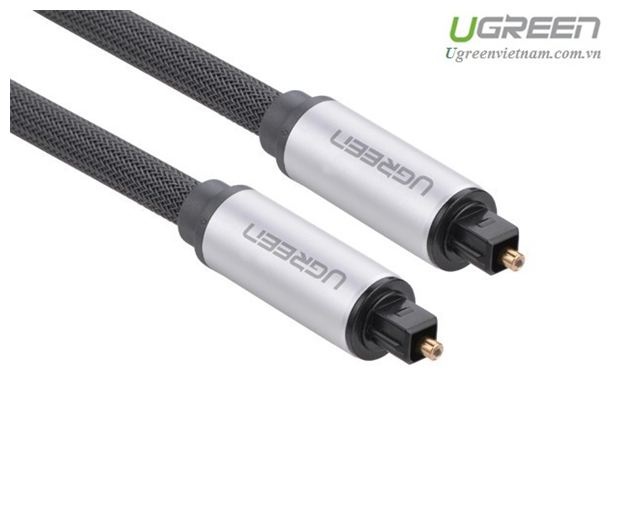 Dây audio quang đầu nhôm dài 1.5M UGREEN 10542 (màu đen) - Hàng chính hãng