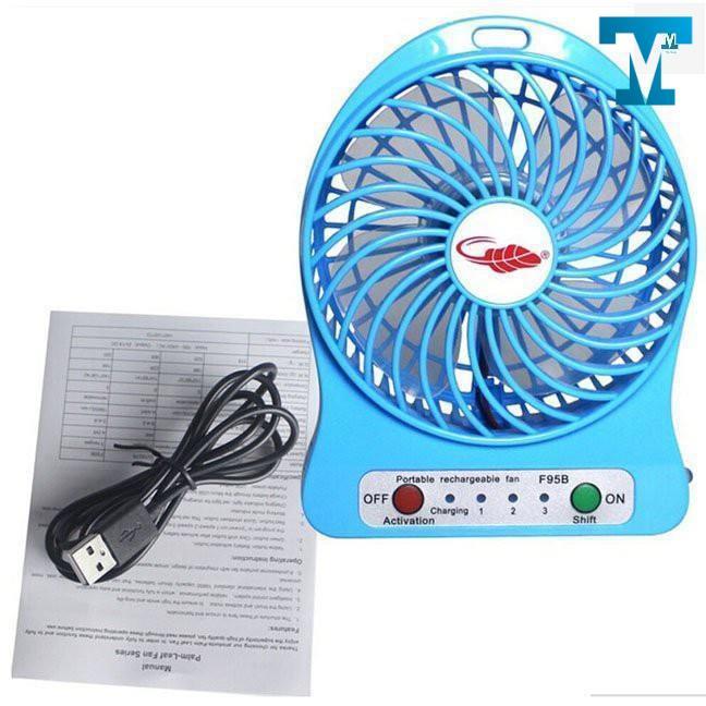 Quạt Sạc Tích Điện USB mini Fan