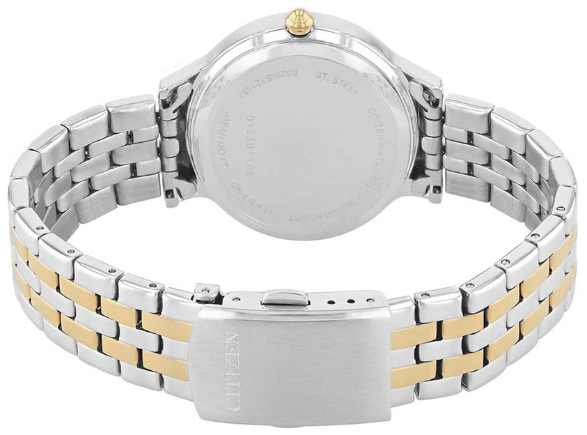 Đồng Hồ Nữ Citizen Đính Đá Swarovski Dây Thép Không Gỉ ED8184-51A - Mặt Trắng