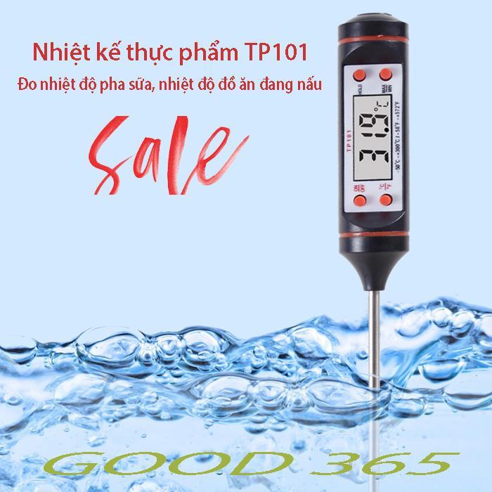 Nhiệt kế điện tử , nhiệt kế nấu ăn, Nhiệt kế pha sữa nấu ăn cao cấp, nhiệt độ hiển thị trên màn hình LCD TP 101