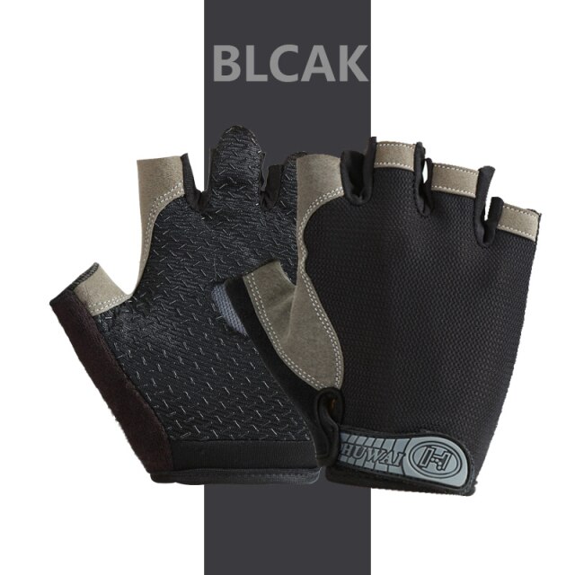 Găng Tay Thể Thao Tập Gym Thời Trang HW Basic Sport Gloves | Găng Tay Đi Phượt, Bao Tay Chạy Xe Máy, Xe Đạp | Bao Tay Cụt Ngón Bảo Vệ Bàn Tay Đa Năng 