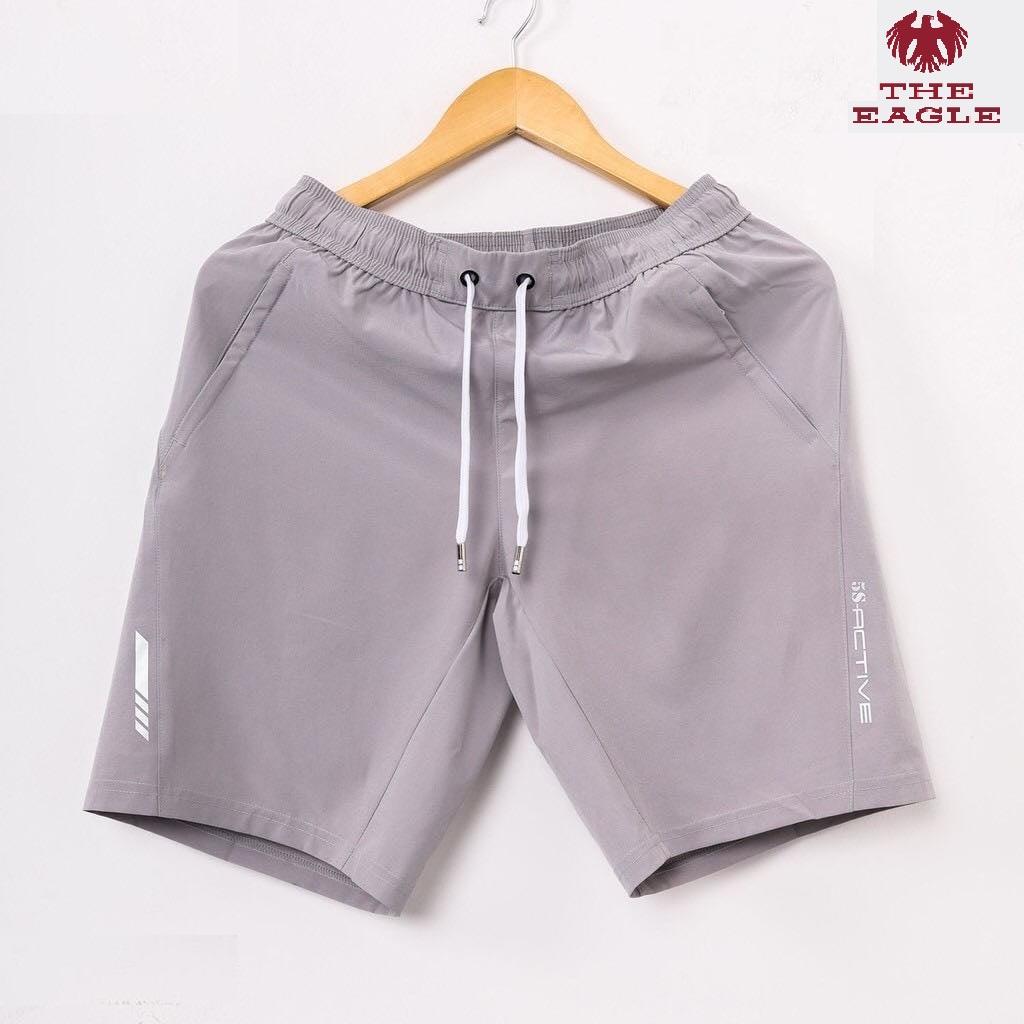 Combo 4 Quần đùi nam thể thao vải gió chun trơn mát co giãn 4 chiều 4 màu