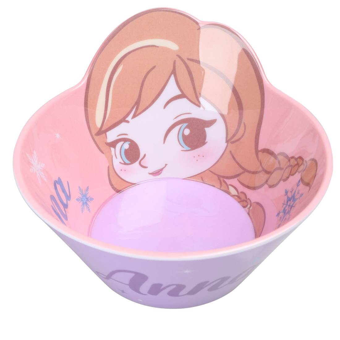 Chén tô ăn dặm melamine Disney hình Anna Frozen 3D cho bé gái