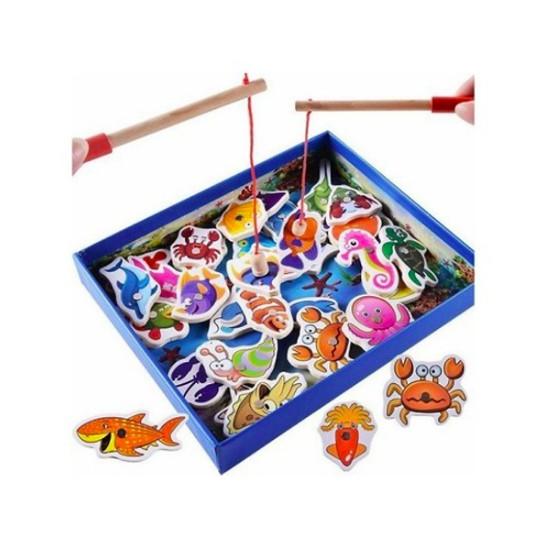 Bộ câu cá gỗ nam châm 32 chi tiết cho bé