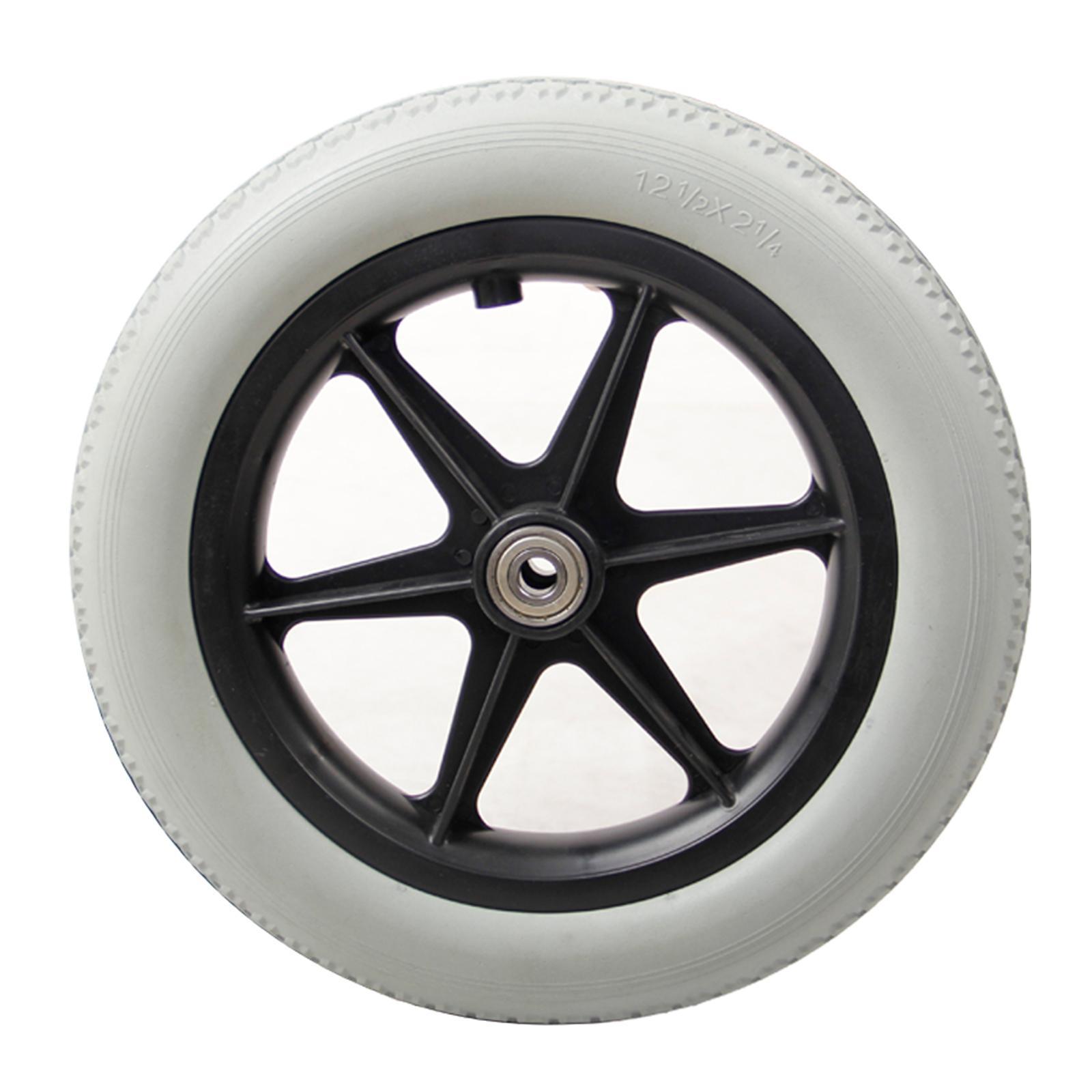 2x 12inch Wheelchair Replacement Rear Wheel for Wheelchairs Accessories