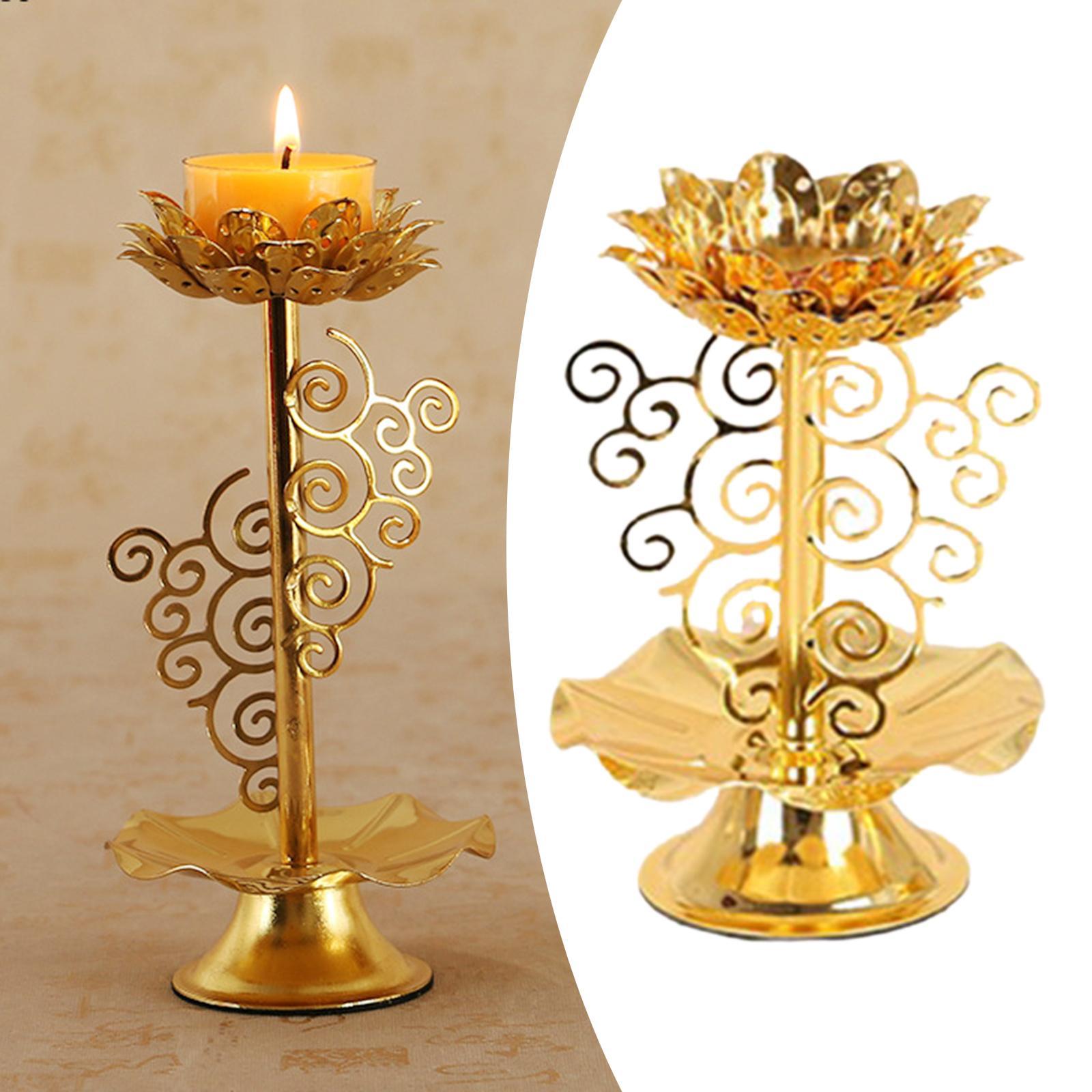 Ghee Lamp Holder Candle Holder Buddhist Altar Supplies Lotus Tibetan