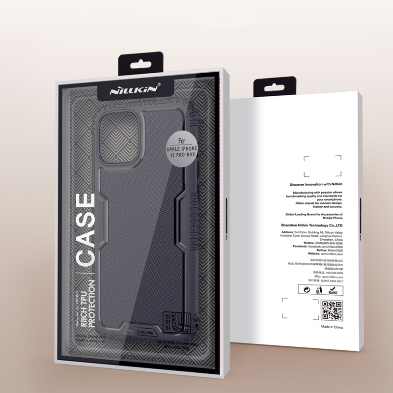 Ốp lưng iPhone 12 Pro Max Nillkin Tactics TPU Protection Case - Hàng Nhập Khẩu