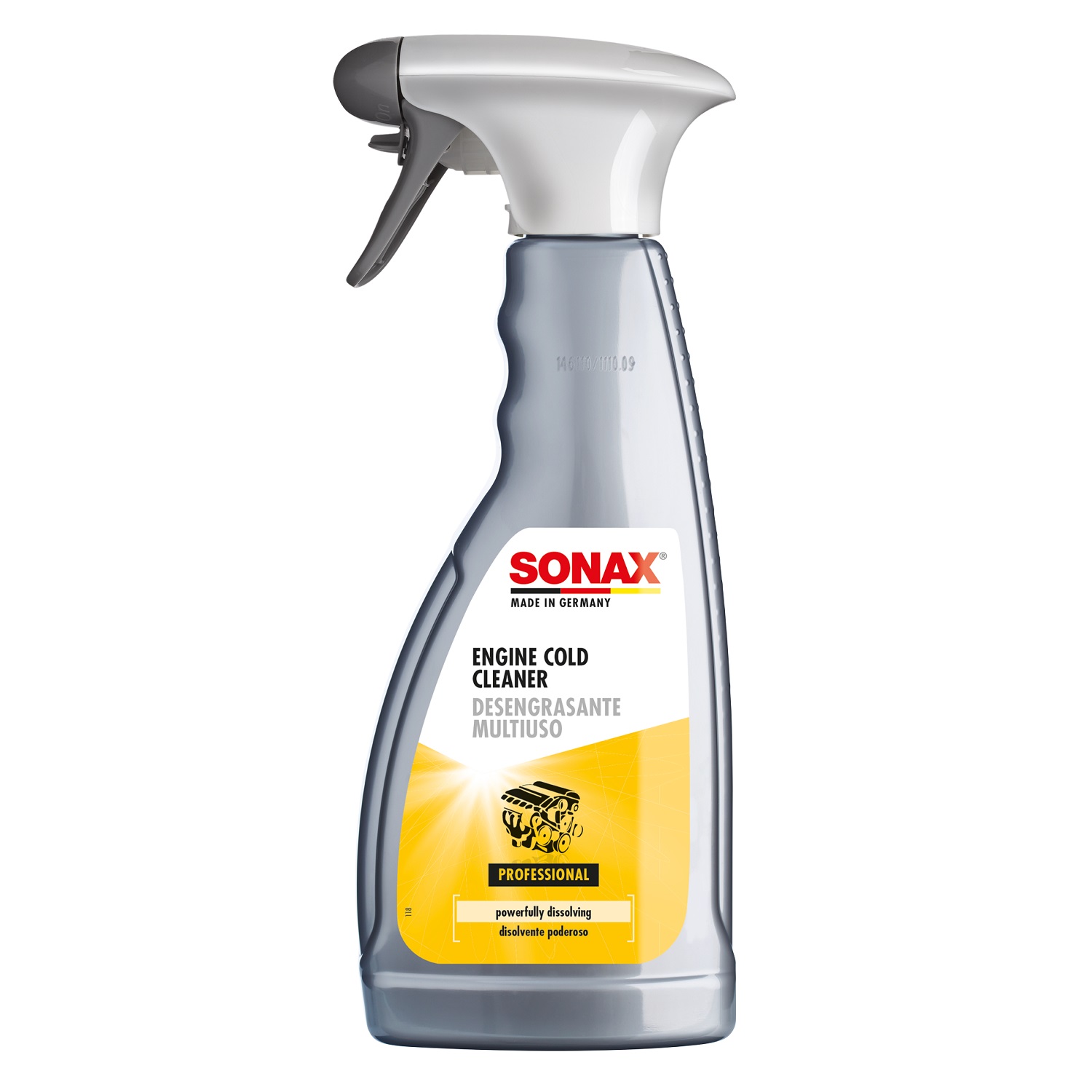 Chai xịt làm sạch bảo vệ khoang máy động cơ ô tô chuyên dụng Sonax 543200 500ml - Chống oxy hóa và ăn mòn, chống tĩnh điện, dùng được nhiều bề mặt, không để lại vết ố