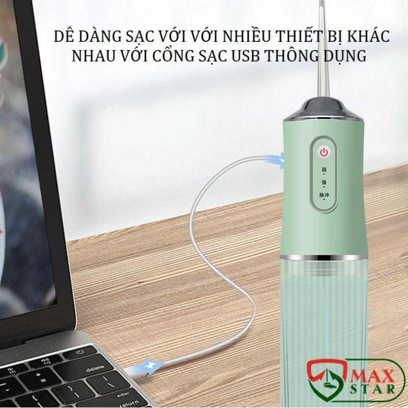 Máy Tăm Nước Cầm Tay - Tăm Nước Vệ Sinh Răng Miệng Oral Irrigator Bản Quốc Tế Chuẩn Châu Âu