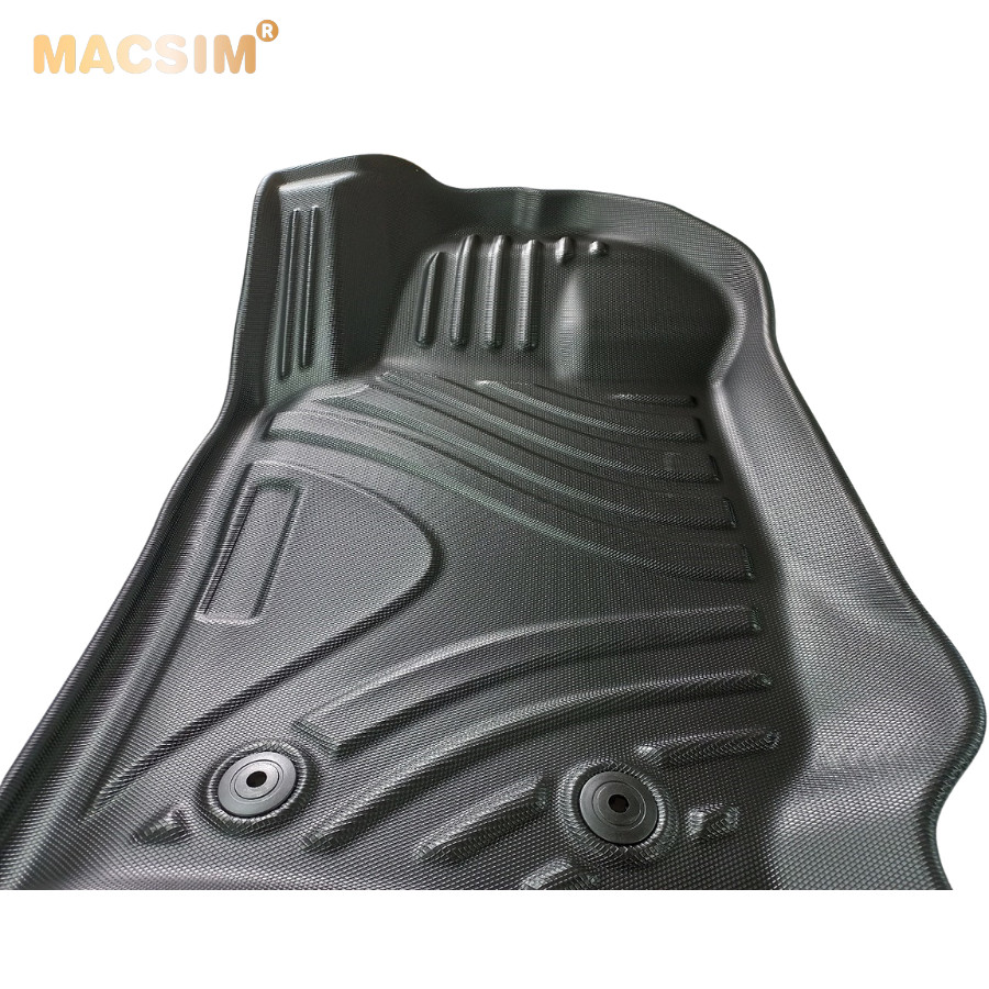 Thảm lót sàn xe ô tô Mazda BT50 2015- 2019 Nhãn hiệu Macsim chất liệu nhựa TPE cao cấp.