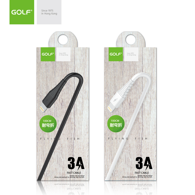 Hình ảnh Cáp sạc nhanh 3A Golf GC-64m MicroUSB - Hàng chính hãng