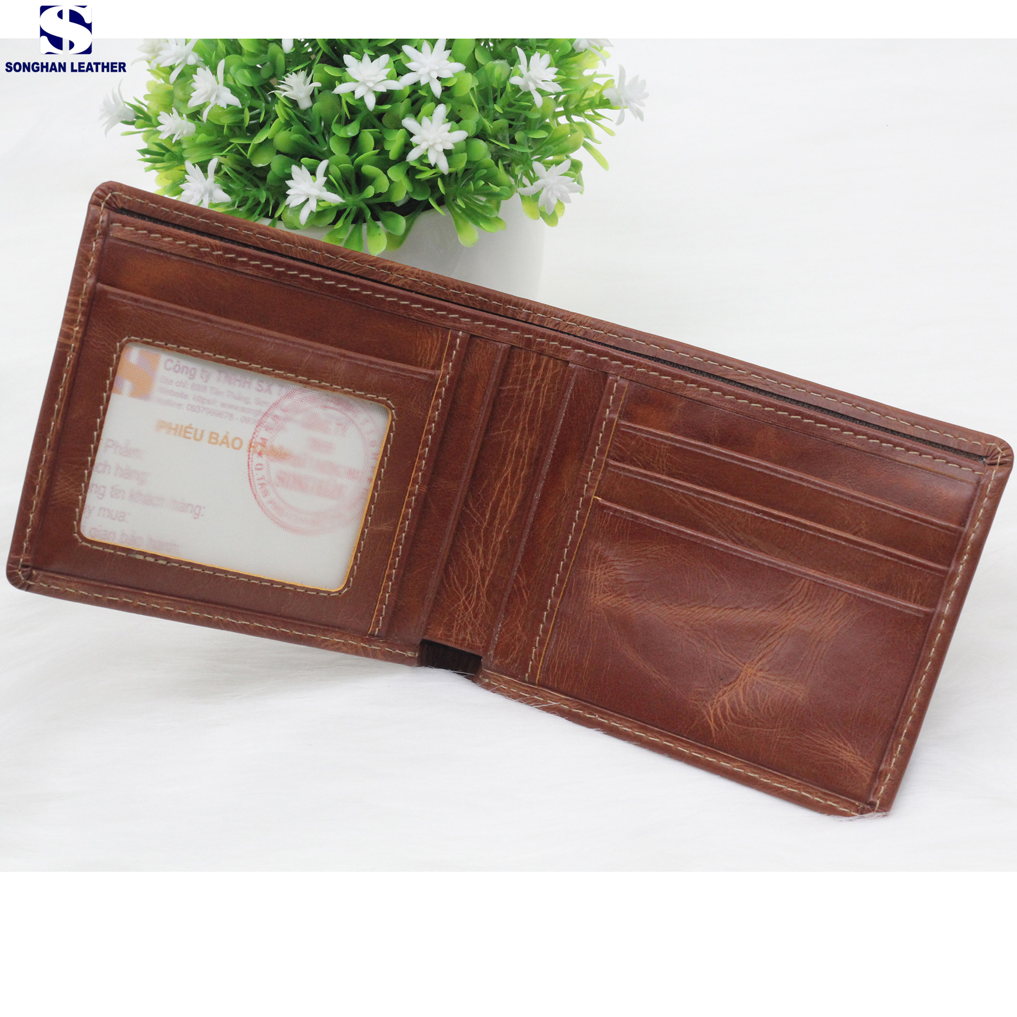 Ví Nam Da Bò Pullup Cao Cấp Dáng Đứng Ngang Songhan Leather – Thời Trang, Bảo Hành 12 Tháng