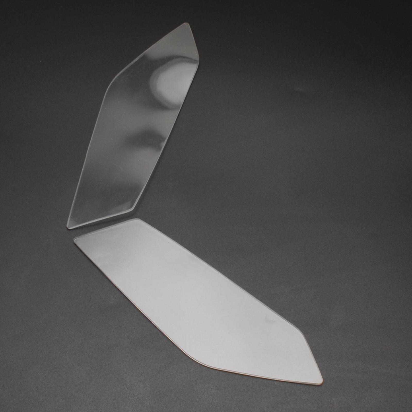 Headlight Cover Protective Film Headlight Piece Headlight Protector Headlamp for YAMAHA MT-09 17-21 Modified Replacements Durable