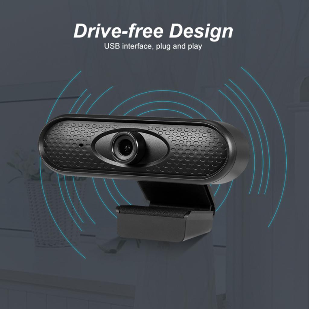 Full HD 1080P Webcam USB 2.0 Web Camera Noise Reduction for online Teaching