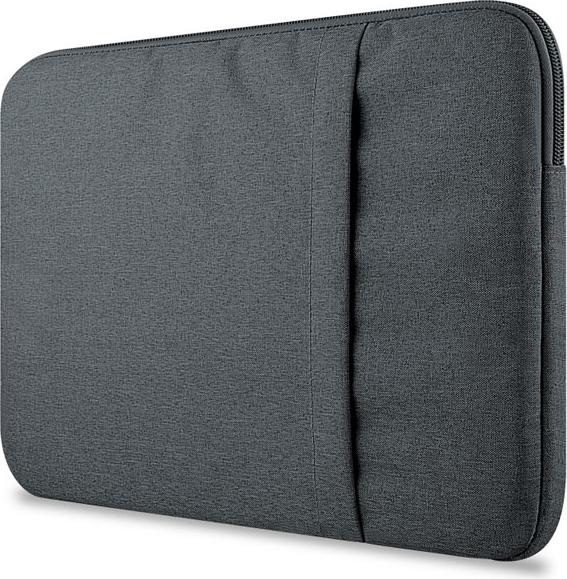 Túi chống sốc Macbook lót lông mềm cao cấp 15 inch (Xám)