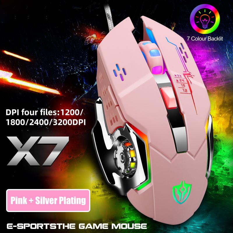 Lập Trình Macro Chuột Chơi Game 3000DPI Có Thể Điều Chỉnh Quang Có Dây LED Chuột Máy Tính USB Game Thủ Chuột Cho Văn Phòng Laptop