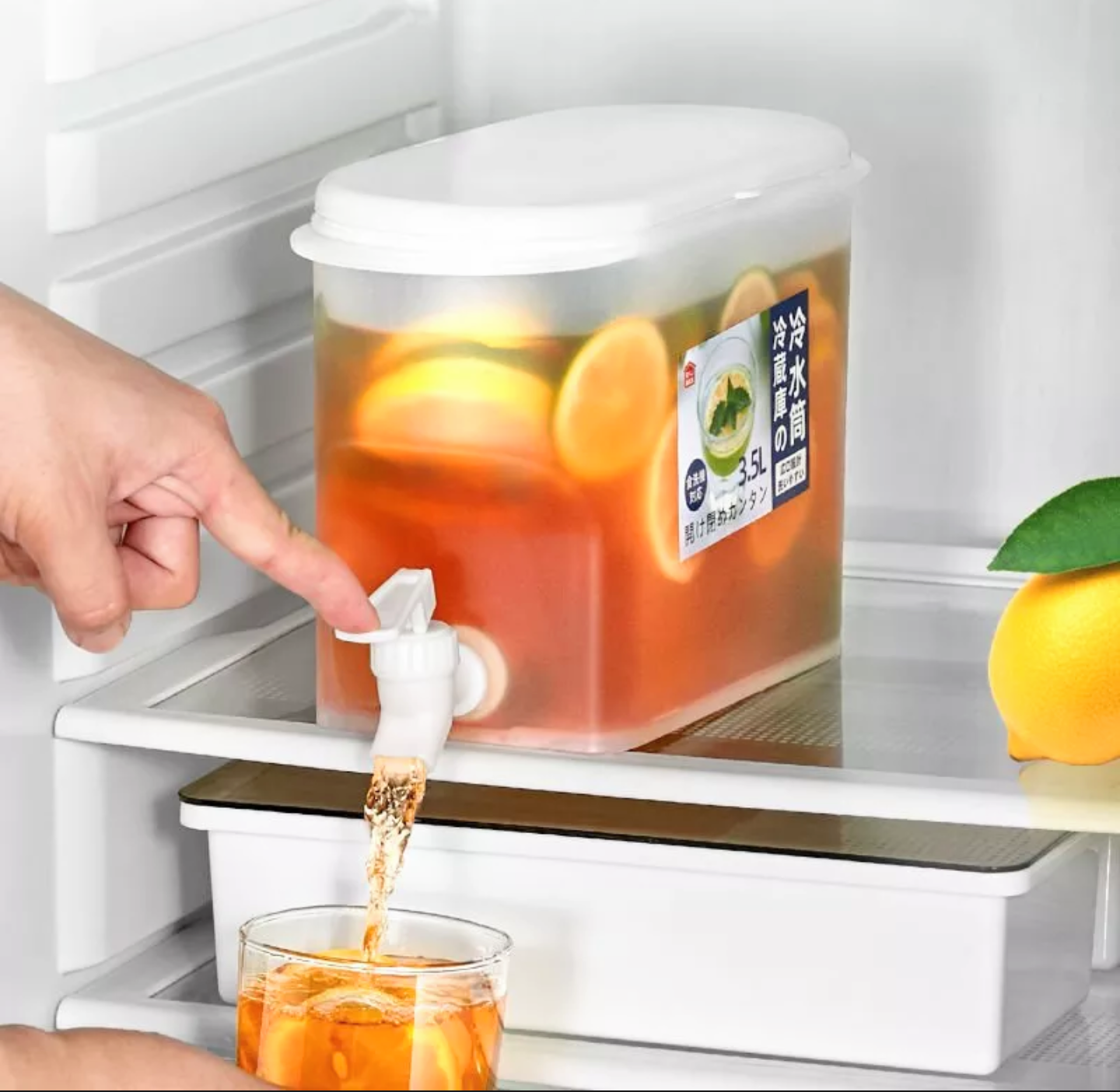 ĐẲNG CẤP VỚI BÌNH ĐỰNG NƯỚC CÓ VÒI ĐỂ TRONG TỦ LẠNH 3.5L TIỆN DỤNG MẪU MỚI HÀNG LOẠI TỐT