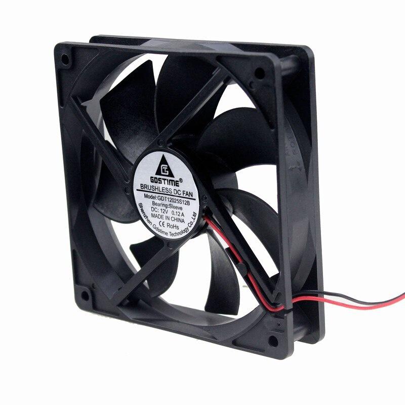 1 pcs Gdstime 4Pin 1 inches 11x11x11mm 11V Mute Plastic Brushless Computer DC Cooling Fan 11mm x 11mm 1111 Two Wires