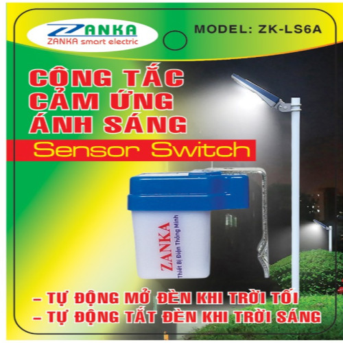 Công tắc cảm ứng ánh sáng ZK6B ( Hàng Chính Hãng )