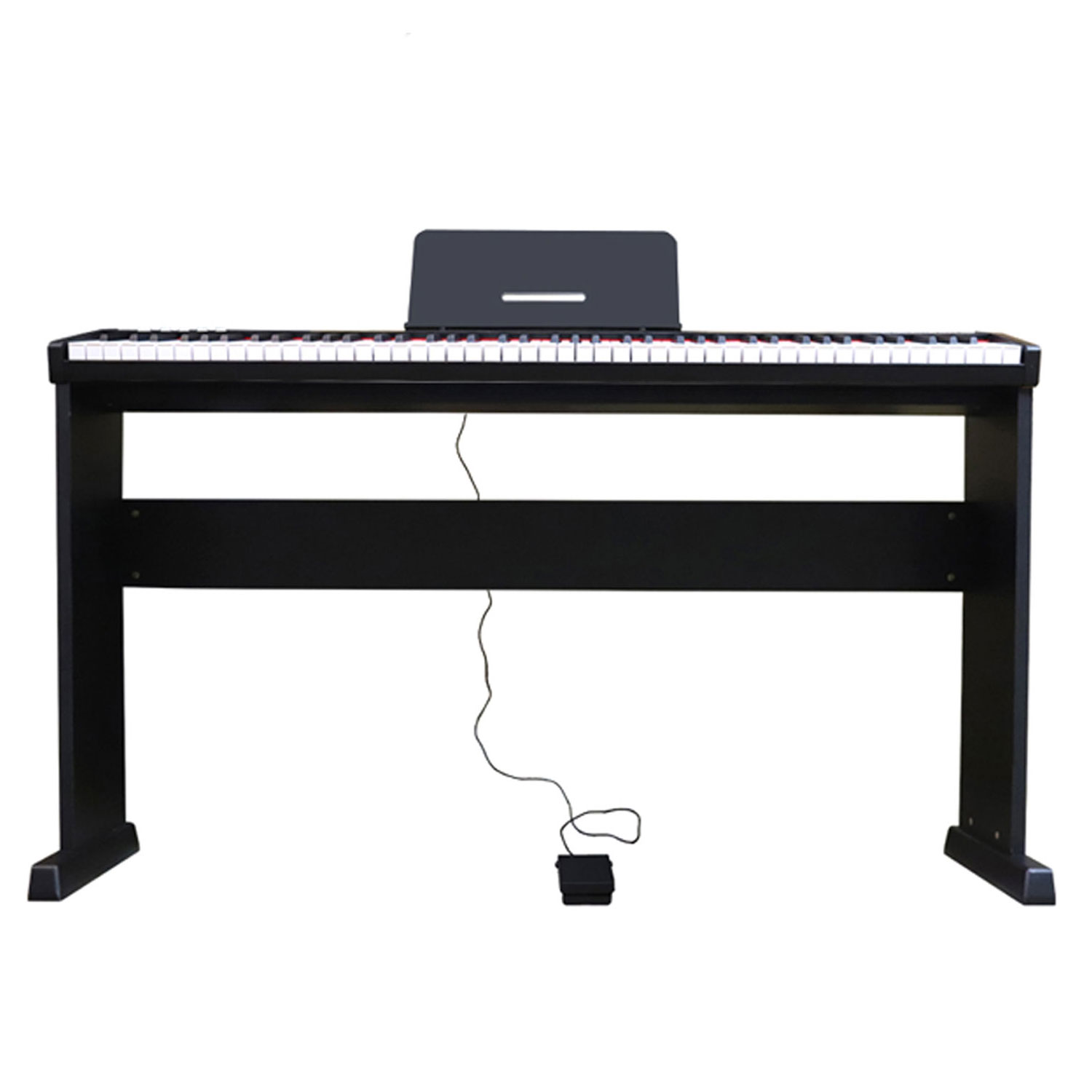 Bộ Đàn Piano Điện Bora BX-II - 88 Phím nặng Cảm ứng lực BX-02 - Midi Keyboard Controllers BX2 - Kèm Chân Gỗ, Giá Để Bản Nhạc, Móng Gẩy DreamMaker (Kết nối máy tính và điện thoại, Bluetooth, Pin sạc, Loa lớn)