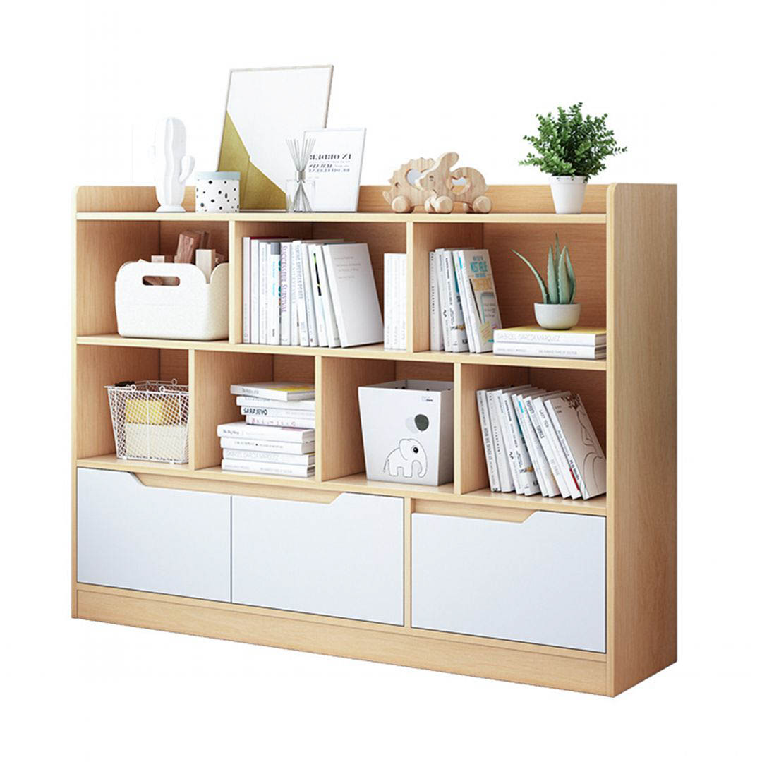 Kệ sách bằng gỗ thiết kế hiện đại SMLIFE Bilcare