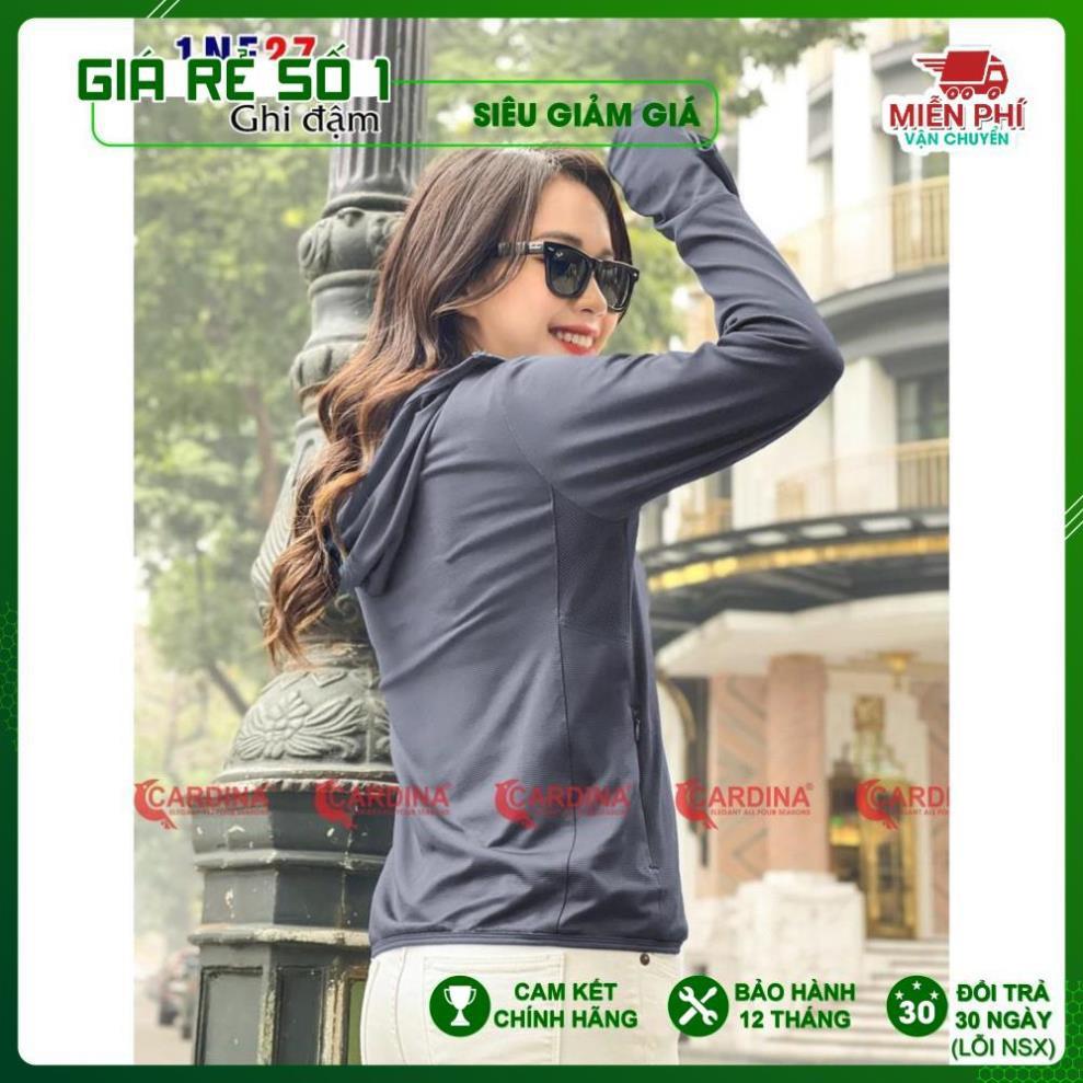 Áo chống nắng cao cấp Nữ 2 lớp Thun Lạnh thông hơi Nhật Bản, có lưới thoáng khí, bảo vệ da chống nắng, chống UV